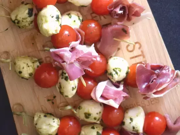 Recette Brochettes pour l'apéro