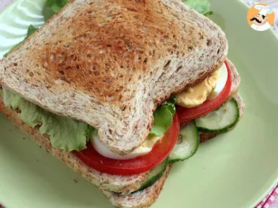 Recette Club sandwich végétarien