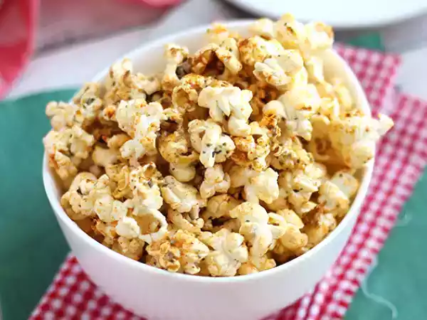 Recette Pop corn saveur pizza