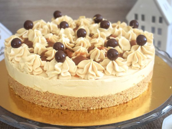 Recette Cheesecake sans cuisson au caramel beurre salé