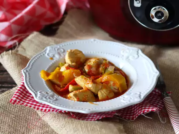 Recette Poulet basquaise express au cookeo