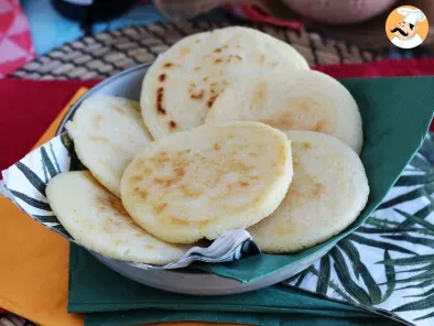 Recette Arepas vénézueliens, petits pains sans gluten avec seulement 3 ingrédients