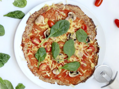 Recette Pizza, base chou fleur