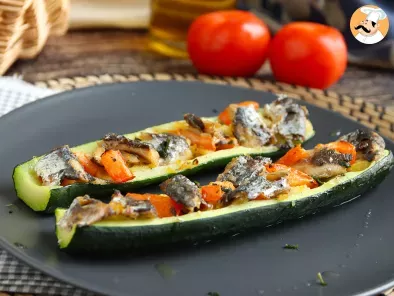 Recette Courgettes farcies aux légumes et sardines