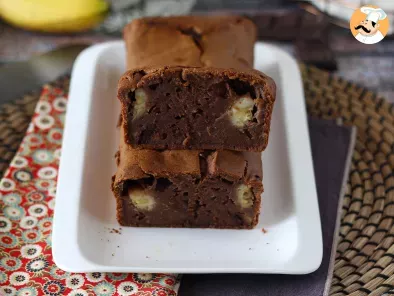 Recette Cake banane et chocolat extra gourmand!