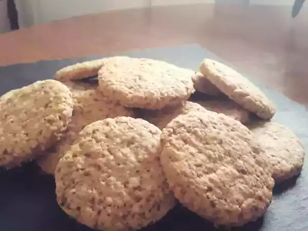 Recette Biscuits d’avoine au pralin