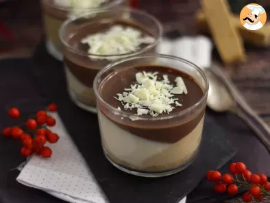 Recette Verrines de crèmes au chocolat et nougat : une présentation ultra facile pas à pas
