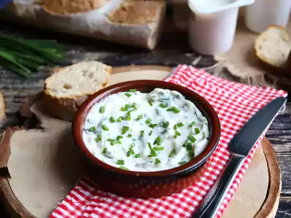 Recette Faux-mage frais ail et fines herbes (le fromage vegan à base de soja !)