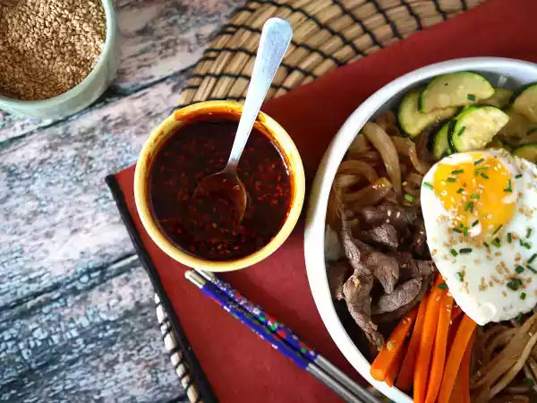Recette Sauce épicée coréenne au gochujang pour bibimbap