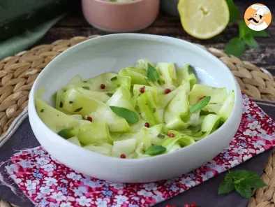 Recette Courgettes marinées, le carpaccio de légumes parfait pour l'été !