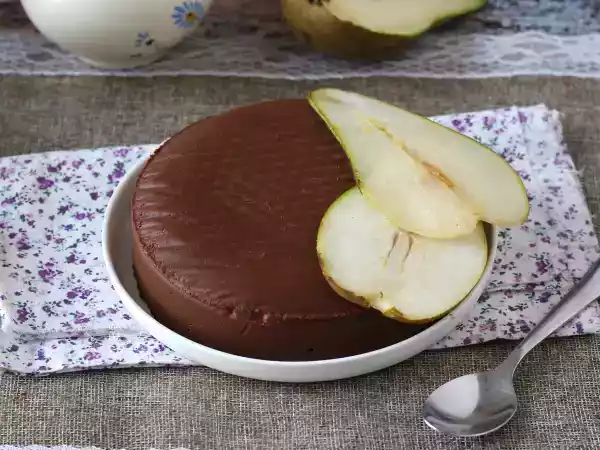 Recette Fudge poire chocolat, le dessert super facile à faire avec seulement 2 ingrédients!