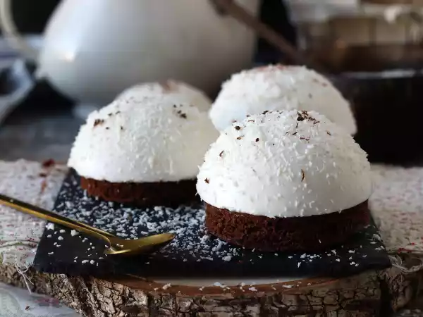 Recette Dessert chocolat et noix de coco, fondant et croquant!