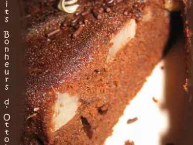 Recette Gâteau chocolat-poire façon WW