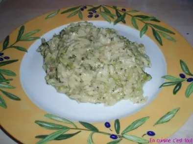 Recette Risotto brocolis gorgonzola