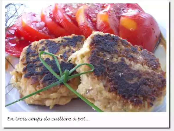 Recette Galettes toutes bêtes de tofu et courgettes