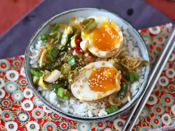 Recette Mayak gyeran - oeufs marinés à la coréenne