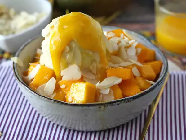 Recette Bingsu à la mangue, le dessert glacé coréen ultra rafraîchissant qui cartonne!
