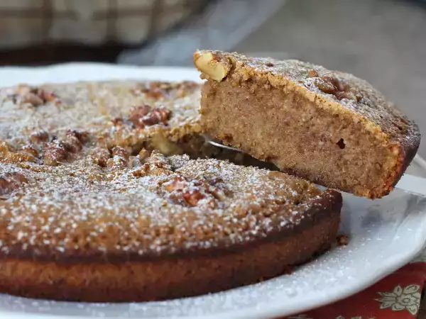 Recette Gâteau aux noix super facile à faire avec seulement 4 ingrédients