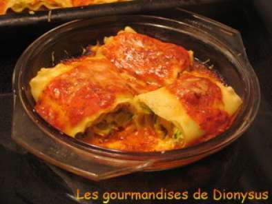 Recette Rouleaux de lasagnes aux zucchinis!!