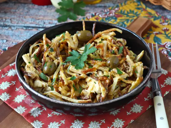 Recette Frango à brás : le plat portugais parfait pour utiliser un reste de poulet
