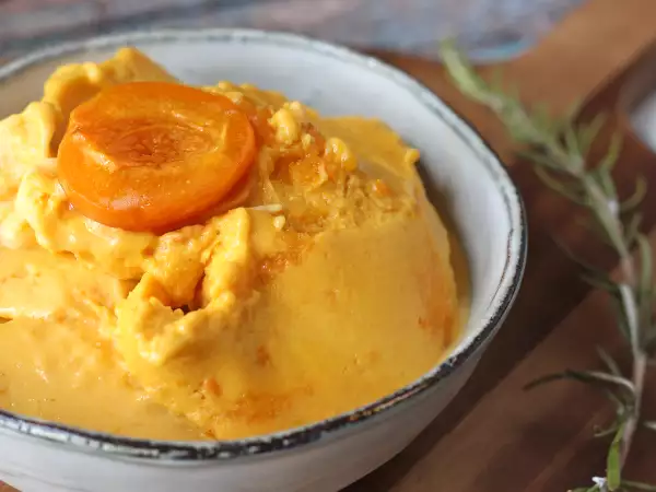 Recette Glace aux abricots rôtis avec la ninja creami
