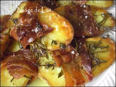 Recette Pommes de terre au four au thym et romarin