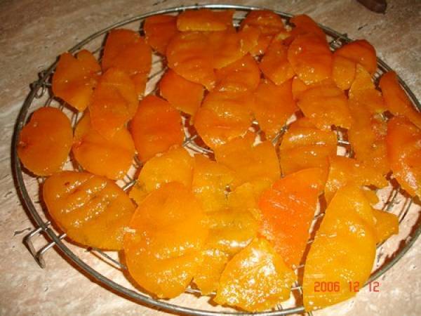 Recette J'ai refais des pelures de mandarines confites