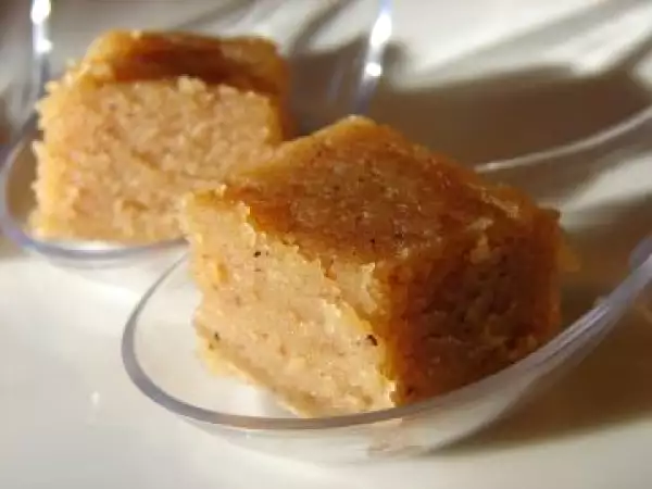 Recette Le halva au caramel de valérie