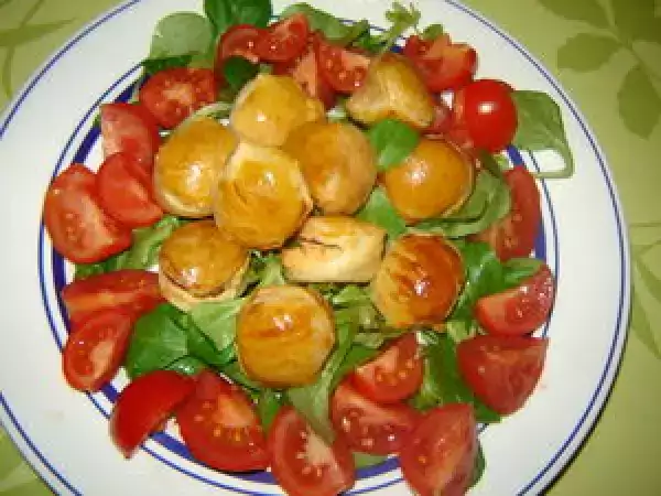 Recette Petites bouchées au saumon avec le raviole party de tuptup