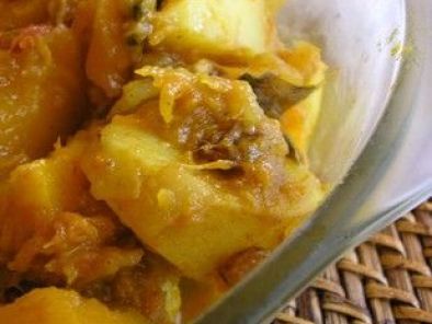 Recette Curry de pommes de terre et de potiron