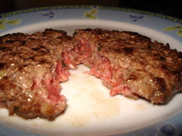 Recette : cuisson d'un steak haché au air fryer