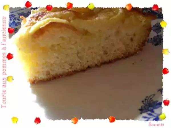 Recette Tourte aux pommes à l'ancienne de ma grand mere
