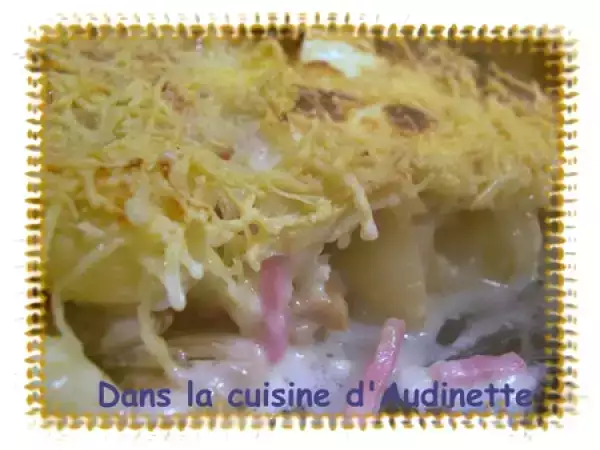 Recette Grâtin de pâtes