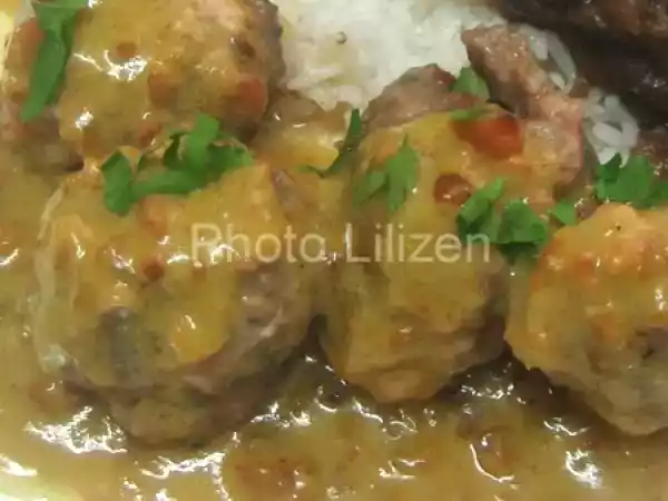 Recette Sauce aux cacahuètes et au lait de coco
