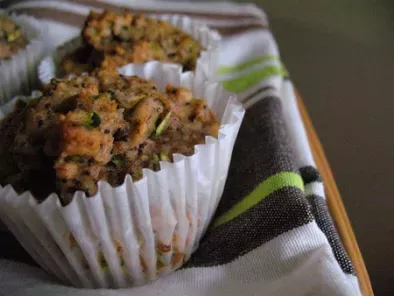 Recette Muffins pimentés à la courgette et aux graines de pavot