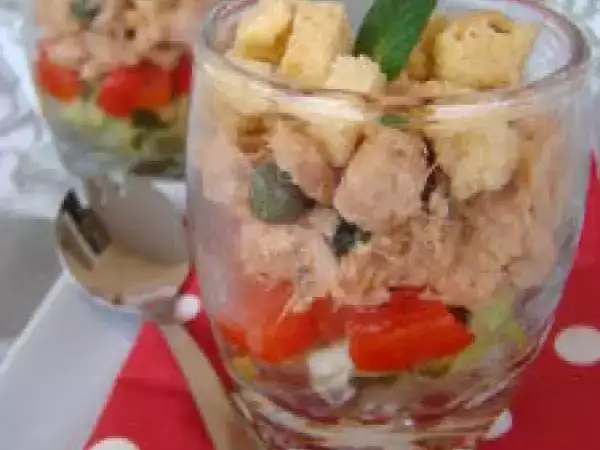 Recette Verrine apéritive à l'orientale