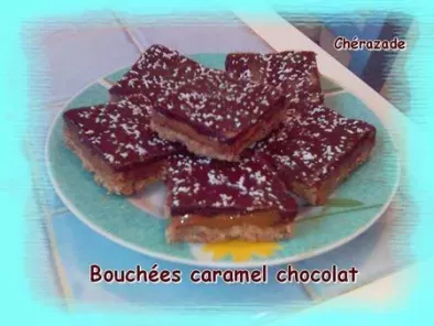 Recette Bouchées caramel chocolat