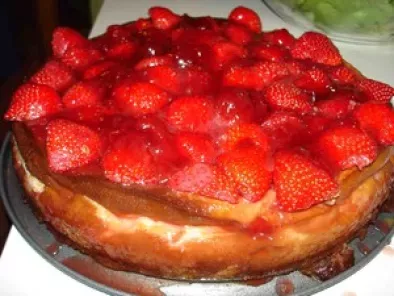 Recette Cheesecake aux fraises, ou le soir des premières fois