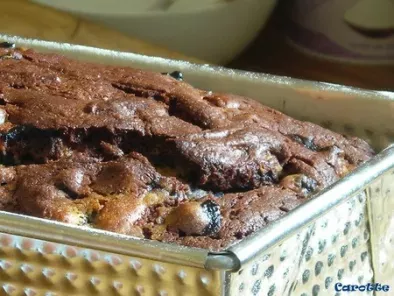Recette Cake fondant au chocolat noir et aux bleuets