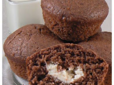 Recette Muffins chocolat-gâteau au fromage