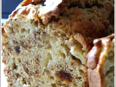 Recette All bran's cake: sans beurre, pommes, abricots secs et cannelle