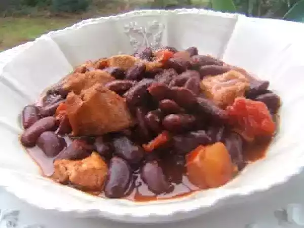 Recette Chili con carne au poulet