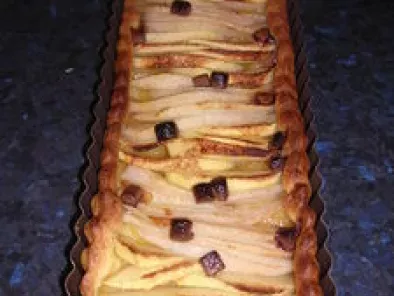 Recette Tarte pomme-poire-chocolat