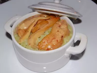 Recette Risotto au pesto de pistaches et foie gras