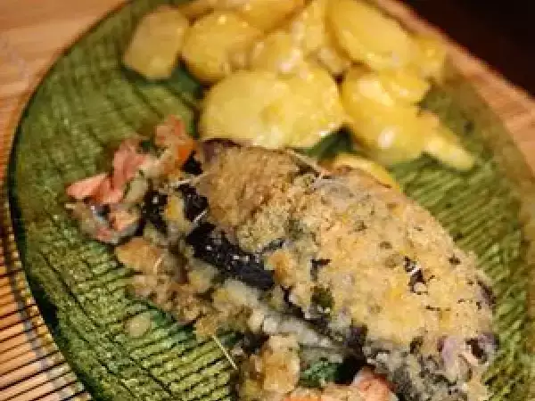 Recette Truite farcie aux herbes et amandes
