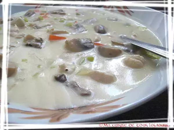 Recette Soupe crémeuse au poulet...version maison!