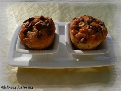 Recette Muffins aux pommes et pepites de chocolats