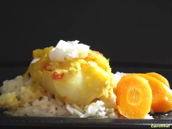 Recette Morue au lait de coco