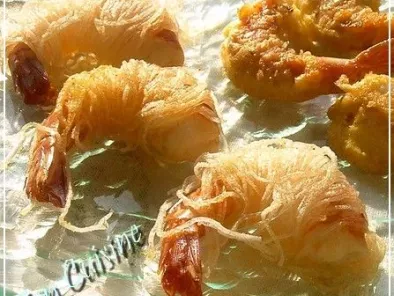Recette Beignets de crevettes aux vermicelles de soja