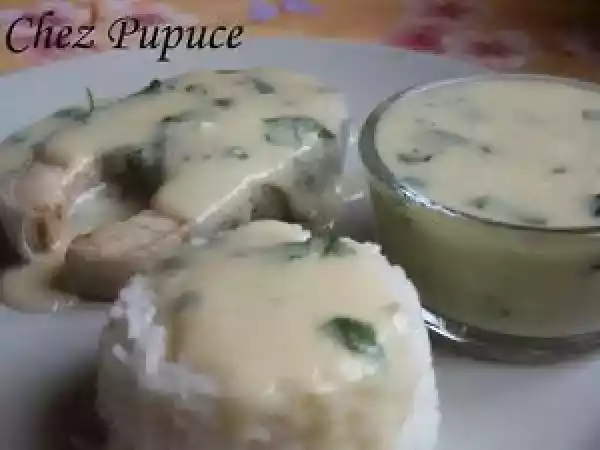 Recette Darne de saumon à la sauce blanche persillée